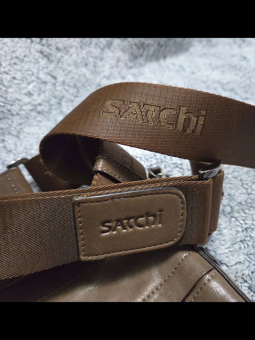 Satchi Leather Crossbody Bag